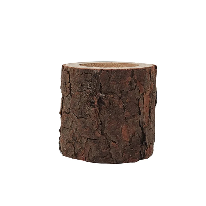 Log Wood Candle