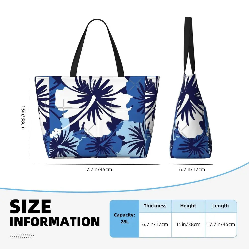 Hibiscus Aloha Beach Bag