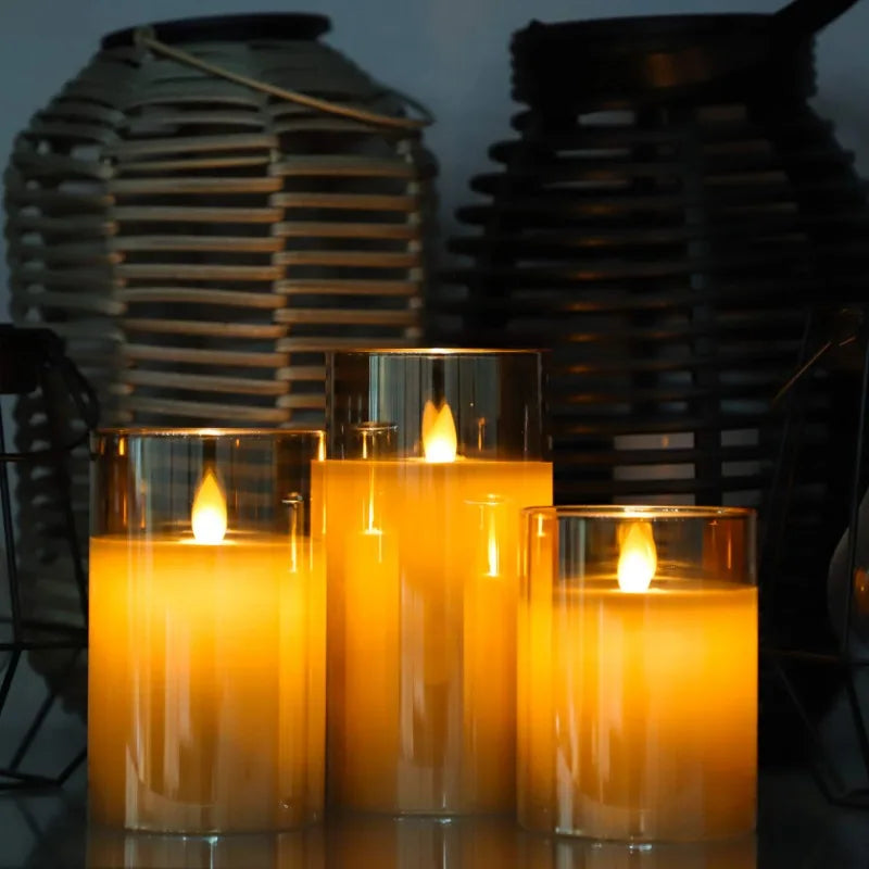 Acrylic Glass Candles