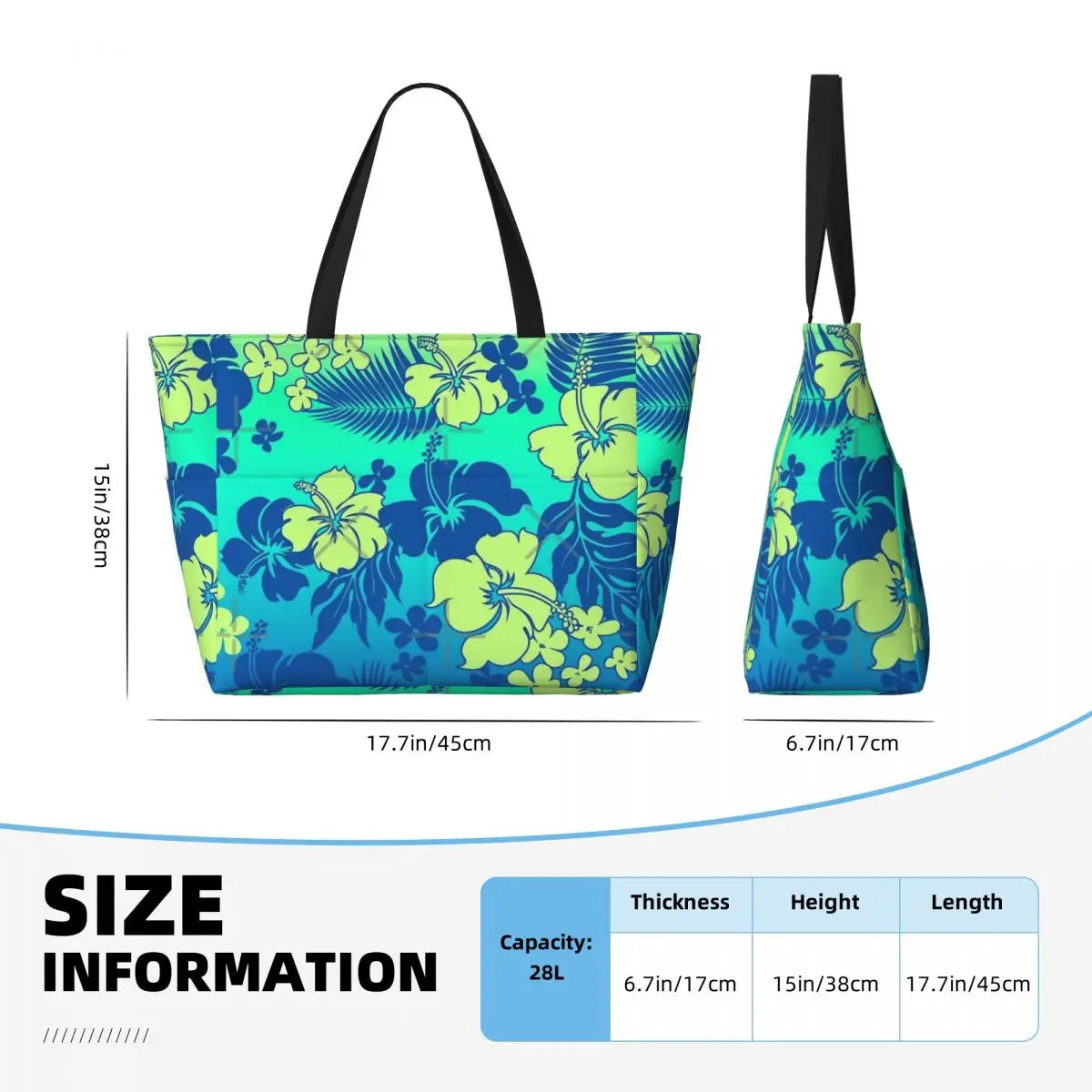 Hibiscus Aloha Beach Travel Bag