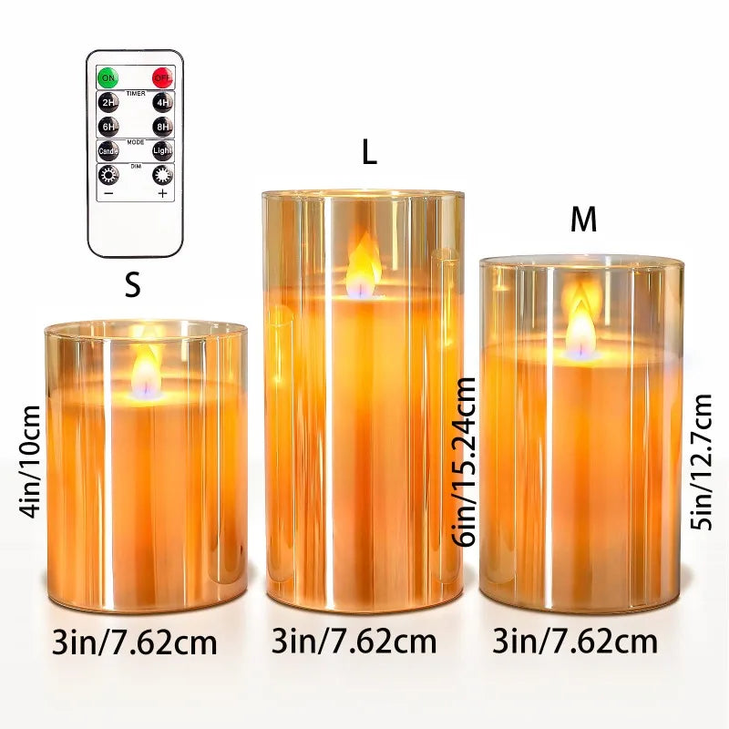 Acrylic Glass Candles