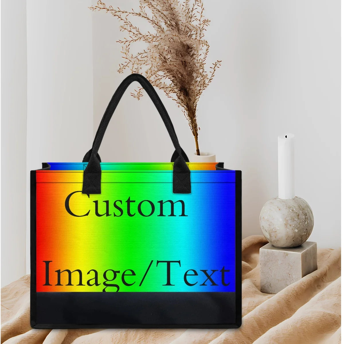 Floral Beach Tote Bags